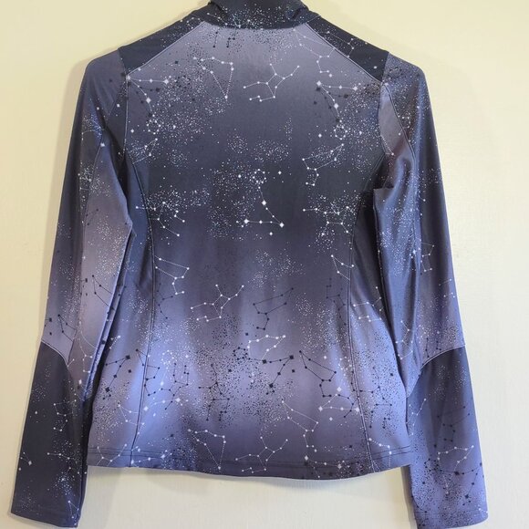 NWT Obermeyer Girl Teen 1/4 Zip Baselayer Ski Snowboard Winter Stars Size Medium - Picture 4 of 11